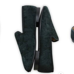 Artemis men’s tuxedo black tie smoking shoes silk velvet leather sole Sz 40